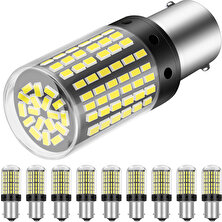 Sagrado 10 Adet 3014 144SMD Canbus 1157 BAY15D P21W 1156 BA15S BAU15S PY21W T20 7440 7443 W21W LED Ampuller Araba Dönüş Sinyal Işığı B (Yurt Dışından)