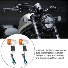 Sagrado Yamaha Suzuki Için 4pc Motosiklet Dönüş Sinyalleri Amber Işıklar LED Göstergesi (Yurt Dışından)