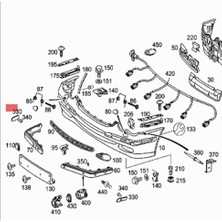 Sagrado Çift Araba Ön Tampon Lh + Rh Yan Işık Mercedes C Sınıfı W203 Dönüş Sinyal Işığı 2038200421 A2038200421 (Yurt Dışından)