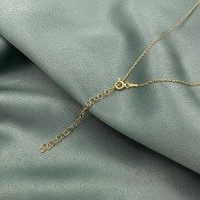 Jewel By Aila Güneş Antik Plaka Altın Kaplama Kadın Gümüş Kolye