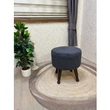 Asedia Miskin Ceviz Sofa Antsait Ahşap Ayak Uzatma Pufu Makyaj Koltuğu Bench Tabure
