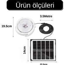 Hangast LED Solar Güneş Su Geçirmez Sıva Üstü İç ve Dış Mekan Armatür Dekoratif LED Aydınlatma 40W