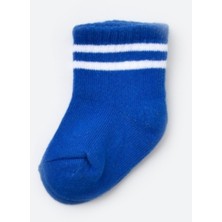 Biorganic Unisex Çizgili Tekli Bebek Çorabı 68458