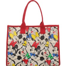 Neutral Mickey Doodle Tott Çantası (Yurt Dışından)
