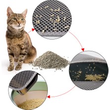 Hanyang Gri 30X30 cm Pet Kedi Kumu Mat Çift Katmanlı Su Geçirmez Çöp Kedi Yatak Pedleri Kediler Için Ev Temiz Süper Hafif Taşıması Kolay Pürüzsüz Yüzey (Yurt Dışından)