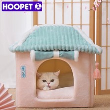 Hanyang Kahve Ücretsiz Boyut Hoopet Kış Rahat Pet House Köpekler Yumuşak Yuva Köpek Kulübesi Uyku Mağarası Kedi Köpek Yavrusu Sıcak Çadırlar Chihuahua Için Çıkarılabilir Yatak Yuvası (Yurt Dışından)