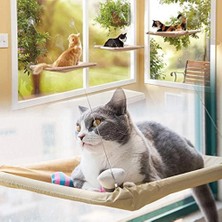 Hanyang Yeşil Vantuz Kedi Hamak Dört Mevsim Evrensel Kedi Hamak Evcil Hayvan Malzemeleri Çıkarılabilir ve Yıkanabilir Kedi Yuva Pencere Asılı Yataklar (Yurt Dışından)