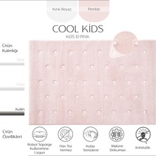 Cool Halı Cool Kids 10 Pembe Çocuk Odası Halısı Hav Toz Vermez Yumuşak Dokulu Bebek Odası Halısı