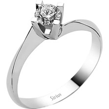 Sirius Pırlanta G Renk 0,33 Karat Pırlanta Tektaş Yüzük 0424R0006