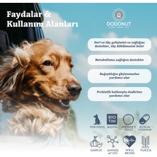 Dodonut HappyDerm Büyük Ve Orta Irk Köpekler Biotin Katkılı Deri Ve Tüy Sağlığı Besin Takviyesi, 100 Tablet