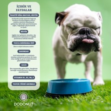 Dodonut Happyderm Köpekler Için Biotin Katkılı Deri ve Tüy Sağlığı Besin Takviyesi, 100 Adet Tablet