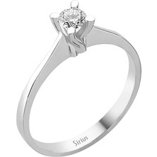 Sirius Pırlanta 0,22 Karat Pırlanta Tektaş Yüzük 0424R0011