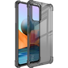 4U Sky Tam Vücut Sağlam Tpu Kapak Xiaomi Redmi Için Ekran Koruyucu ile Ince Şok Geçirmez Telefon Tampon Not 10 Pro Max/note 10 Pro 4g (Global)/note 10 Pro 4g (Hindistan) -Transparent Siyah (Yurt Dışından)