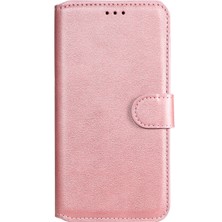 4U Sky Klasikler Pu Deri Telefon Kılıfı Cüzdan Stand Manyetik Kapak Xiaomi Redmi Note 9s/9 Pro Max/9 Pro-Rose Altın (Yurt Dışından)