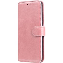 4U Sky Klasikler Pu Deri Telefon Kılıfı Cüzdan Stand Manyetik Kapak Xiaomi Redmi Note 9s/9 Pro Max/9 Pro-Rose Altın (Yurt Dışından)