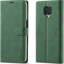 4U Sky Deri Cüzdan Stand Kapak Kılıfı Xiaomi Redmi Note 9s/redmi Note 9 Pro/redmi Note 9 Pro Maks-Green (Yurt Dışından)