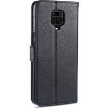 4U Sky Xiaomi Için Pu Deri Cüzdan Kılıfı Redmi Note 9s/redmi Note 9 Pro-Black (Yurt Dışından)