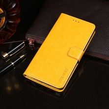 4U Sky Hafif Premium Pu Deri ve Tpu Iyi Koruma Standı Cüzdan Cep Telefonu Xiaomi Redmi Note 11 Pro+ 5g/11 Pro 5g (Çin) (Mediatek) -Yellow (Yurt Dışından)