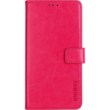 4U Sky Hafif Premium Pu Deri ve Tpu Iyi Koruma Standı Xiaomi Redmi Için Cüzdan Cep Telefonu Kapağı Not 11 Pro+ 5g/11 Pro 5g (Çin) (Mediatek) -Rose (Yurt Dışından)