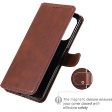 4U Sky Kaliteli Cüzdan Stand Flip Deri Telefon Kılıfı Xiaomi Redmi K40 Pro/redmi K40/POCO F3/mi 11-Brown (Yurt Dışından)