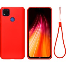 4U Sky Xiaomi Redmi 9c/9c Nfc-Red Için Sıvı Silikon Telefon Kapak Kılıfı (Yurt Dışından)