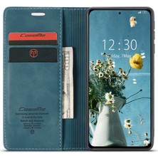 4U Sky Xiaomi Için Telefon Kılıf Çantası Redmi K40 Pro/redmi K40/POCO F3/mı 11I, Manyetik Oto Ahmsorbed Pu Deri Cüzdan Katlanabilir Stand Telefon Kapak Mavisi (Yurt Dışından)