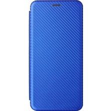 4U Sky Xiaomi Redmi Için Note 11 Pro 5g (Çin) (Mediatek)/11 Pro+ 5g Karbon Fiber Doku Anti-Çizelge Karşıtı Otomatik Absorlanmış Manyetik Kapatma Halkası Deri Deri Stand Telefon Kılıf Mavisi (Yurt Dışından)