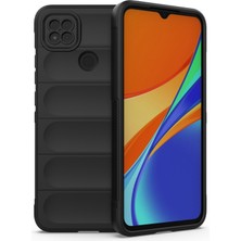 4U Sky Xiaomi Redmi 9c/9c Nfc Anti-Fall Yumuşak Tpu Absorpsiyon Cep Telefonu Koruma Kapağı Black Için (Yurt Dışından)