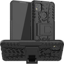 4U Sky Serin Lastik Pc+Tpu 2 Xiaomi Redmi 9c/9c Nfc/redmi 9 (Hindistan)/redmi 10A/XIAOMI Poco C3-Black Için (Yurt Dışından)