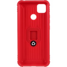 4U Sky Parmak Yüzük Kickstand Shell Xiaomi Redmi 9c/9c Nfc-Red Için Benzersiz Tpu Kapağı (Yurt Dışından)