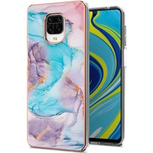 4U Sky Anti-Çizgi Elektrapılaşma Imd Koruyucu Şok Geçirmez Şık Yumuşak Tpu Xiaomi Için Redmi Not 9s/redmi Note 9 Pro/redmi Note 9 Pro Maks Mavisi (Yurt Dışından)