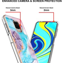 4U Sky Anti-Çizgi Elektrapılaşma Imd Koruyucu Şok Geçirmez Şık Yumuşak Tpu Xiaomi Için Redmi Not 9s/redmi Note 9 Pro/redmi Note 9 Pro Maks Mavisi (Yurt Dışından)