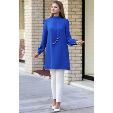 Esilanur Işıl Tesettür Tunik Saks