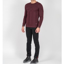 Ncs Mürdüm Erkek Triko Örgü Desenli Slim Fit Kazak Ncs Jeans 3638