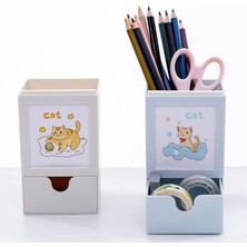 Ivy Stationery Öğrenci Masaüstü Kalemlik Kedi Yavrusu (Yurt Dışından)