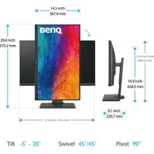 BenQ PD2705Q 27-Inch Qhd,usb-C Grafik Tasarım, Video Editing Monitörü