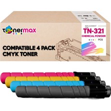 tonermax Develop TN-321 / Ineo +224 / 284 / 364 Set Muadil Toner