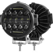 NKT GROUP Offroad Angel Adaptif 15 LED 96W Çalışma Lambası Yuvarlak Sis