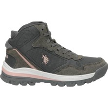 U.S Polo Assn. Sagan Hi 3pr Gri Kadın Outdoor Bot