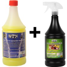 Dtx Kimya Ağır Yağ Sökücü Konsantre  (1/5)  1 Lt & Oto ve Oda Parfümü 500 ml