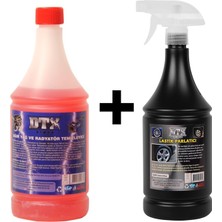 Dtx Kimya Ağır Yağ ve Radyatör Temizleme  1 Lt & Lastik Parlatıcı Jel  500 ml