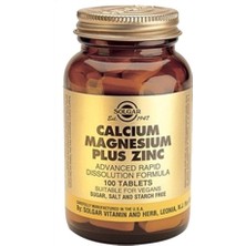 Solgar Calcium Magnesium Plus Zinc 100 Tablet