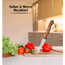 Keskin Recai Keskin Ağaç Saplı Sebze Meyve Bıçağı Küçük Boy