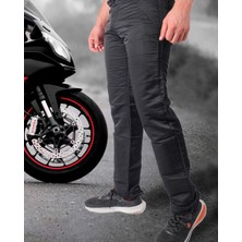 KonforA Kataer Regular Yazlık & Kışlık Su ve Rüzgar Geçirmez Taktik Motorcu Kot Pantolon