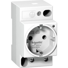 Schneider Electric , A9A15035 , Ray Tipi Modüler Priz, Topraklı Priz