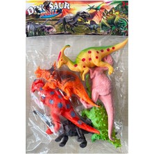 Kara Toys Dinozor Aksiyon Figürleri Küçük Boy 6’lı Paket (Asortili)