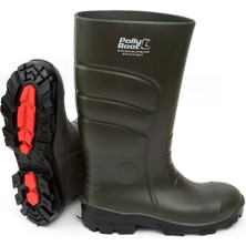 Polly Boot Pollyboot Galaxy Vega O4 Koyu Haki Çeliksiz Poliüretan Çizme