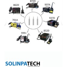 Solinpatech 1 Adet 900-M-T-B 1.2 mm Yüksek Kalite Havya Ucu