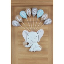 Renkli Hayallerim Alpaslan Isimli Filli Bebek ve Hastane Odası Kapı Süsü