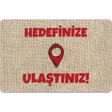Evaşk Kapı Önü Paspası Vinil Kaymaz Tabanlı